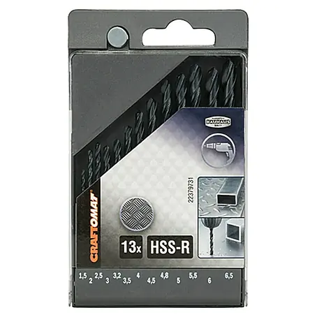 Craftomat  Set de brocas HSS-R