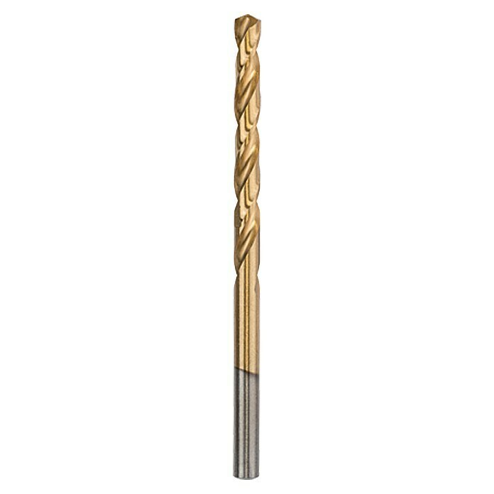Craftomat Metallbohrer HSS-TiN (Durchmesser: 5 mm, Länge: 86 mm, Arbeitslänge: 52 mm)