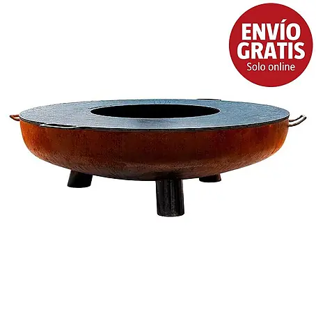 Nora Flames  Brasero Calsotera con patas + plancha