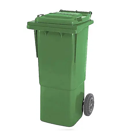 BRB Mülltonne 60 Liter, BxTxH 445x520x930 mm, hohe Ausführung (grün)