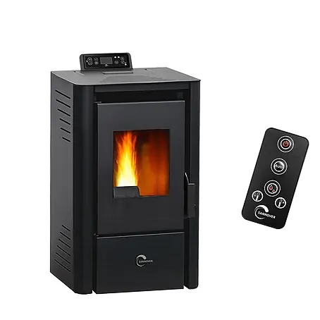 Sannover Pelletofen Anita 9,4 kW Schwarz