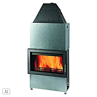 Haas+Sohn Wasserführender Kamineinsatz Aqua 187.9-WT (Grau)