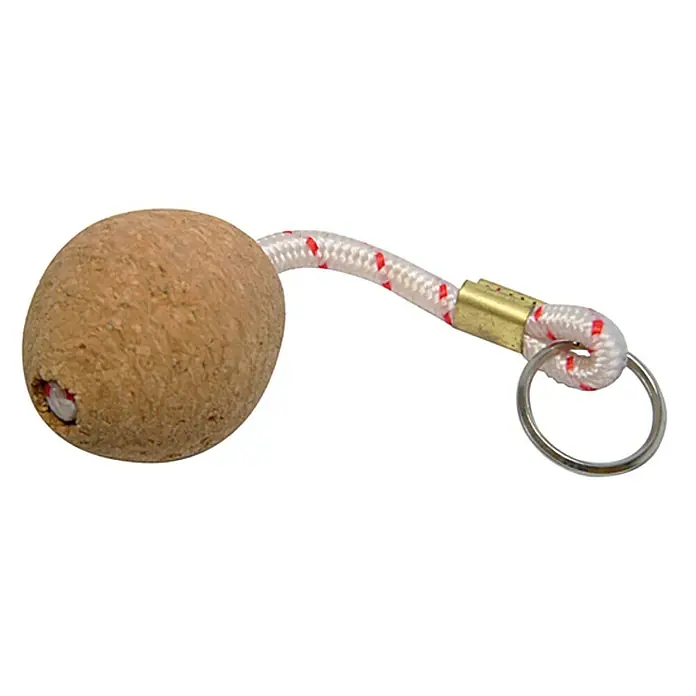 Schlüsselanhänger Fender - Naturmaterialien - Korken-Schlüsselanhänger mit einer robusten Kordel und einem Metallring für Schlüssel. Praktisch und stilvoll.