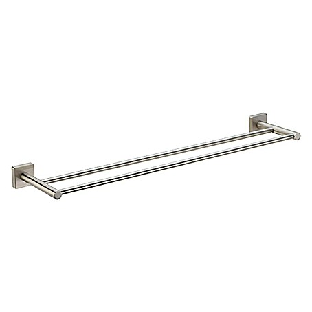 Lenz Sky Doppel-Badetuchhalter (Breite: 65 cm, Nickel, Matt)