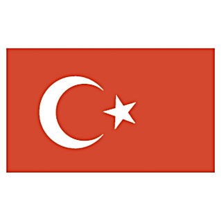 Flagge (Türkei, B x L: 30 cm x 20 mm)