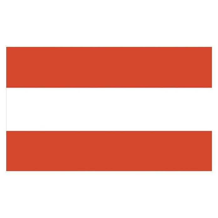 Talamex Flagge (Österreich, B x H: 75 x 50 cm, 100% Spunpolyester) | BAUHAUS
