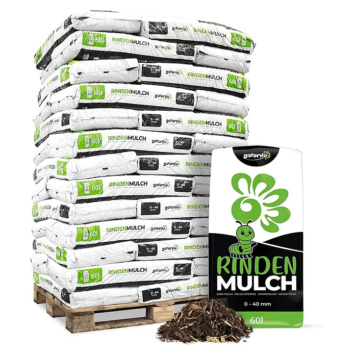 Rindenmulch 0-40 mm 60l x 39 Sack 2340l Palette - 