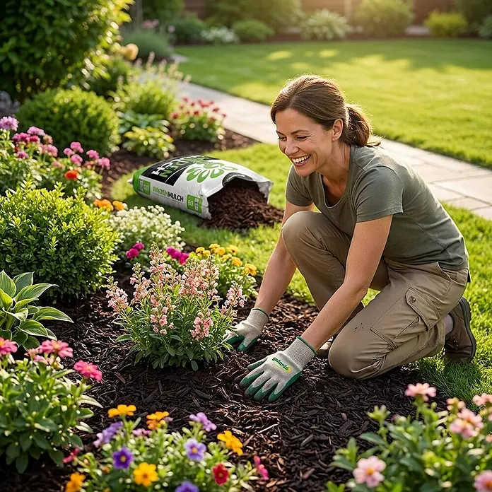 Rindenmulch 0-40 mm 60l x 12 Sack 720l 12er Palette - 