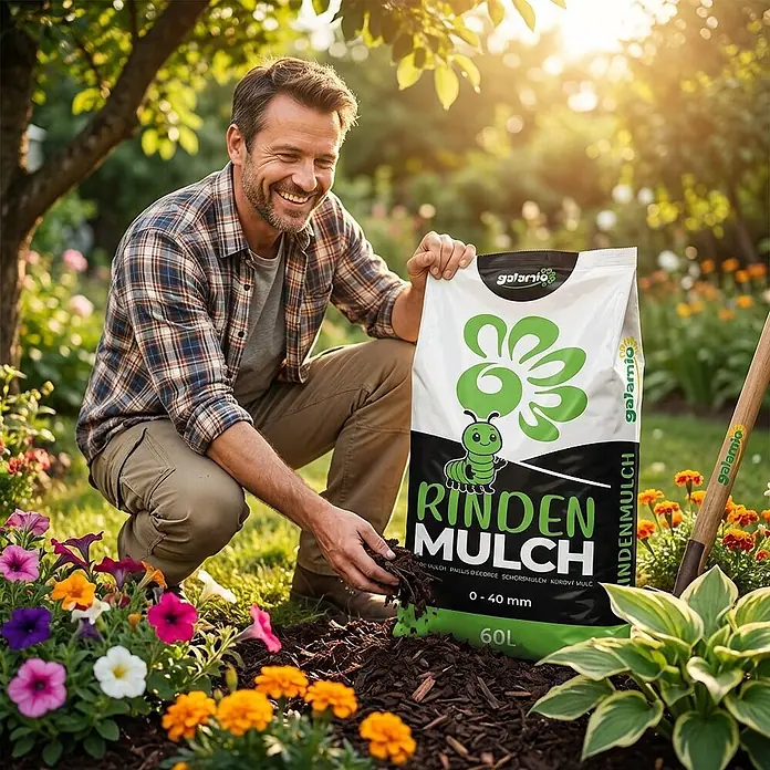 Rindenmulch 0-40 mm 60l x 12 Sack 720l 12er Palette - 