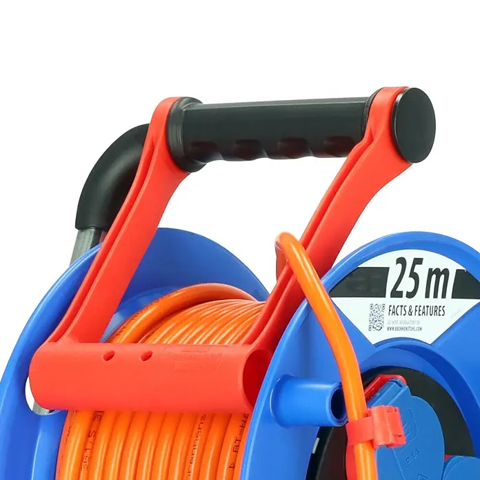 Brennenstuhl Garant Kabeltrommel - Kunststoff, 25 m, AT-N05V3V3-F, IP44 - Detailaufnahme