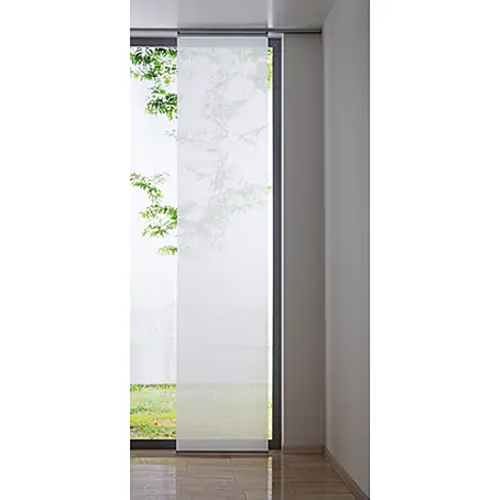 Elbersdrucke Tenda A Pannello Feel Good Uni – Bianco, 245x60 Cm, In Poliestere Trasparente Con Nastro Per Bottone