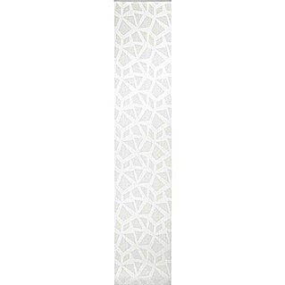 Expo Ambiente Flächenvorhang Rhombic (60 x 300 cm, Weiß, 100 % Polyester)