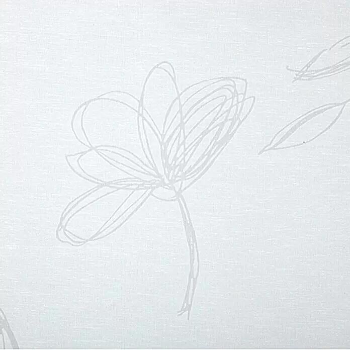 Expo Ambiente Flächenvorhang Flower - 60 x 300 cm, Weiß, 65 % Polyester, 35 % Rayon - Detailaufnahme