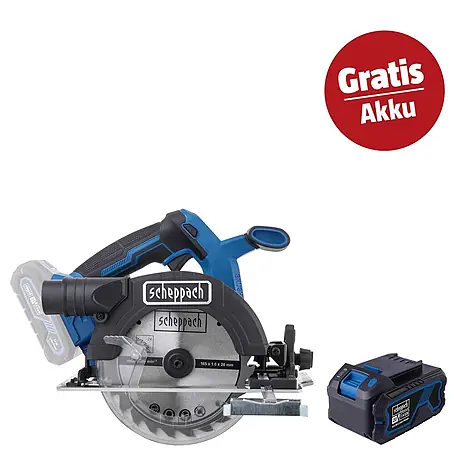 Scheppach IXES 20V Akku-Handkreissägen-Set BC-HCS165-X