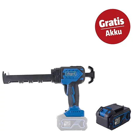 Scheppach IXES 20V Akku-Kartuschenpresse-Set C-SEG310-X