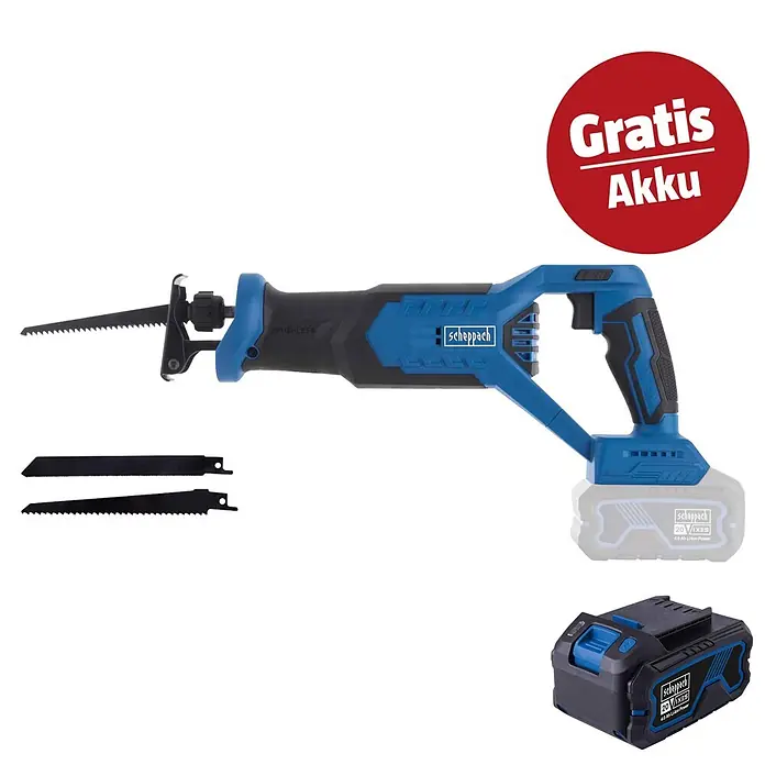 Scheppach IXES 20V Akku-Säbelsägen-Set BC-RS250-X -  - Kampagnenbild