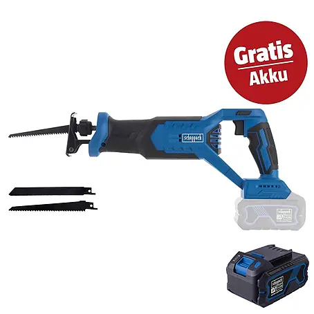 Scheppach IXES 20V Akku-Säbelsägen-Set BC-RS250-X