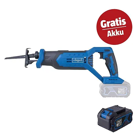 Scheppach IXES 20V Akku-Säbelsägen-Set C-RS100-X
