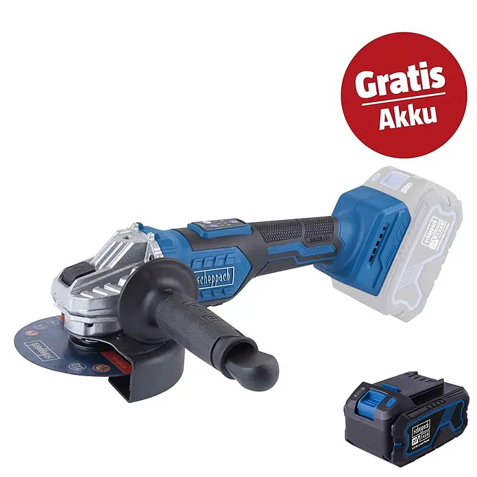 Scheppach IXES 20V Akku-Winkelschleifer-Set BC-AG125-X -  - Kampagnenbild