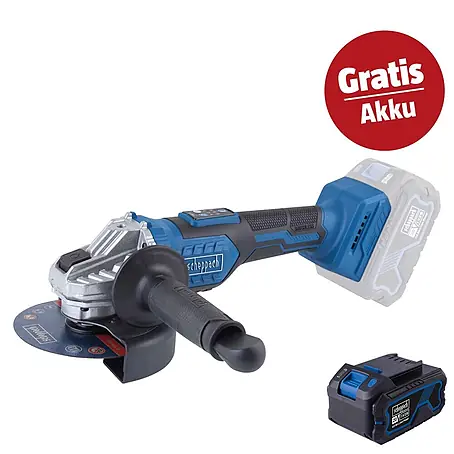 Scheppach IXES 20V Akku-Winkelschleifer-Set BC-AG125-X