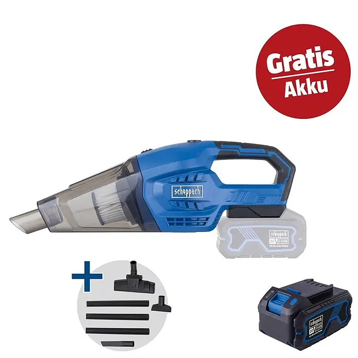 Scheppach IXES 20V Akku-Handstaubsauger-Set C-HVC150-X -  - Kampagnenbild