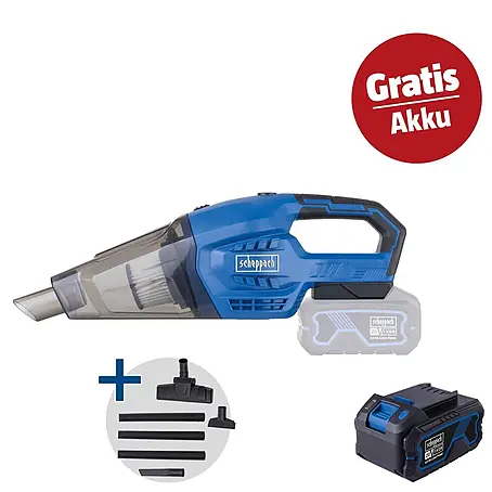 Scheppach IXES 20V Akku-Handstaubsauger-Set C-HVC150-X