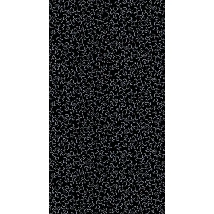 D-c-fix Trendyline Klebefolie - 150 x 45 cm, Schwarz, Selbstklebend - Schwarzer Stoff mit Rankenmuster. Ideal für Kleidung oder Dekorationen mit einem eleganten Touch.