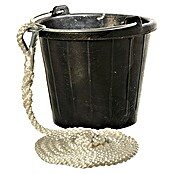 Schlagpütz (8 l, Gummi, Höhe: 23 cm, Schwarz)
