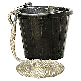Schlagpütz (8 l, Gummi, Höhe: 23 cm, Schwarz)