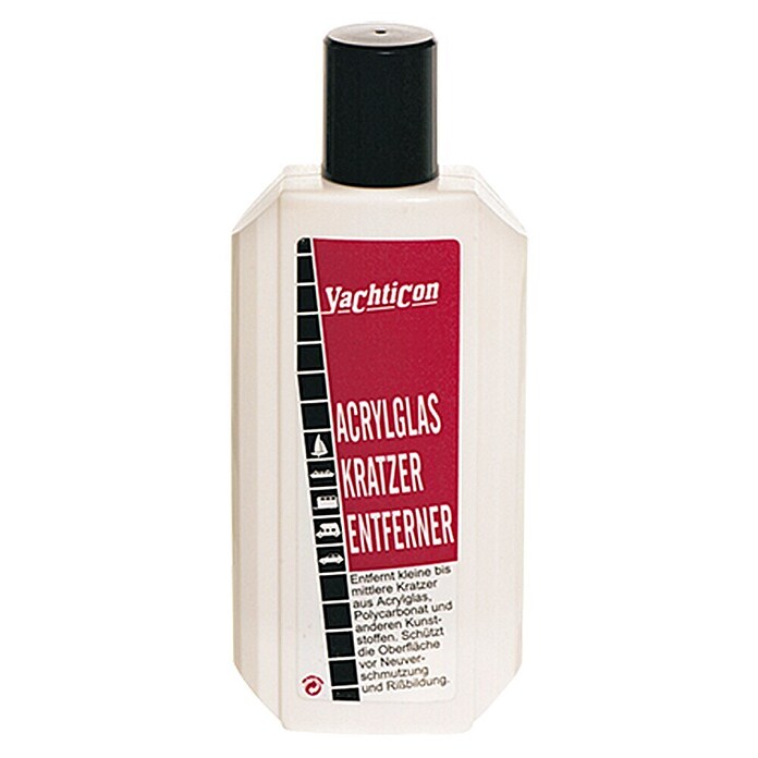 Yachticon Eliminador de arañazos de vidrio acrílico (Líquida, 250 ml)