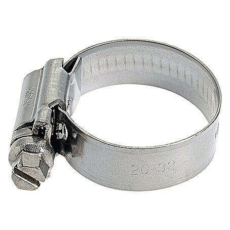 Schlauchschelle (Spannbereich: 10 mm - 16 mm, Edelstahl, A4)