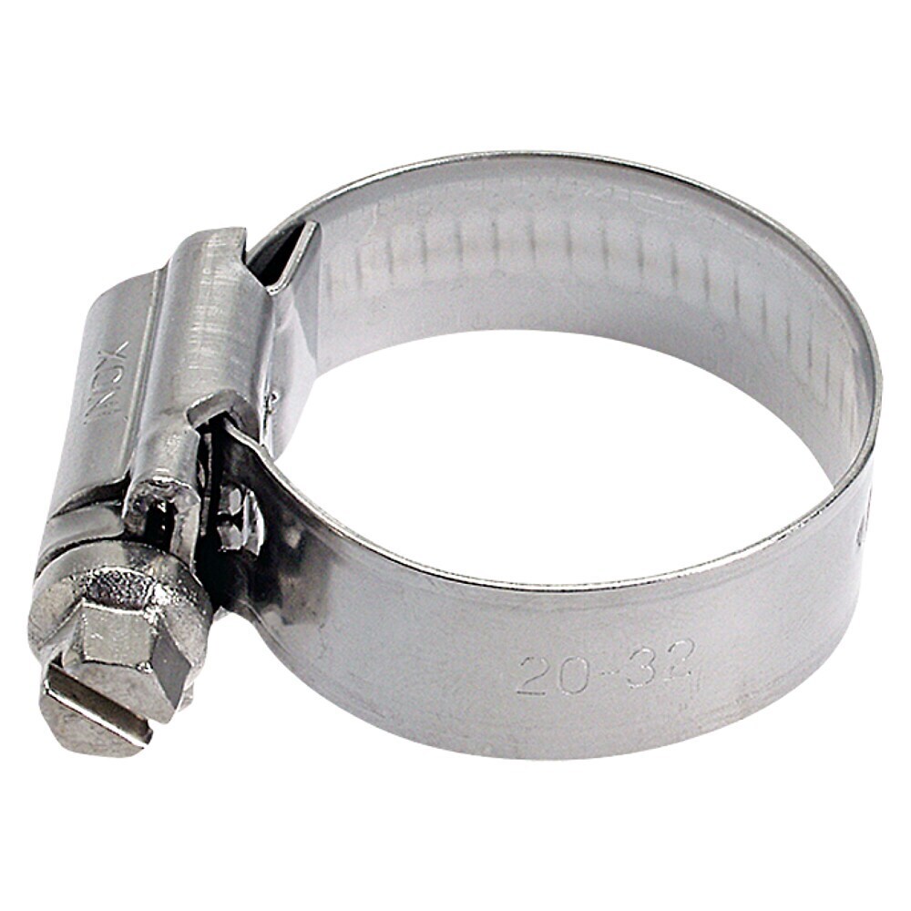 FP INOX Schlauchschelle Mit Kugelgelenk Für Rohr 22 Mm – Edelstahl A4-316, 97 Mm Lang, Für Boote