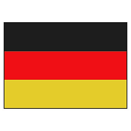 Flagge (Deutschland, 45 x 30 cm, Spunpolyester)