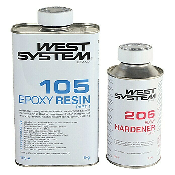 West System Epoxyharsset A-Pack (Met verharder 206, 1,2 kg)