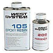 West System Epoxyharsset A-Pack (Met verharder 206, 1,2 kg)
