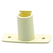 Dollenhalter (Durchmesser: 18 mm, Nylon, Weiß)