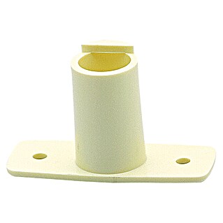 Dollenhalter (Durchmesser: 18 mm, Nylon, Weiß)
