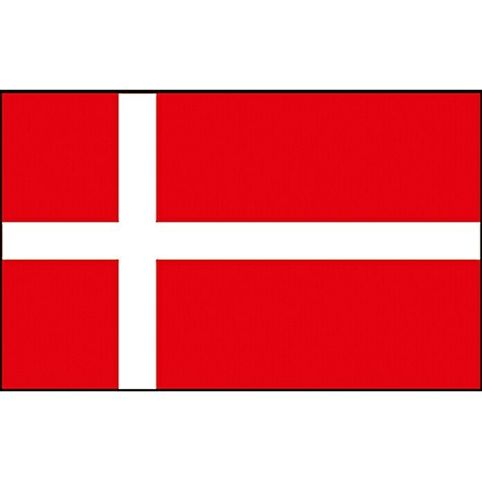 Flagge (Dänemark, 30 x 20 cm, Spunpolyester)