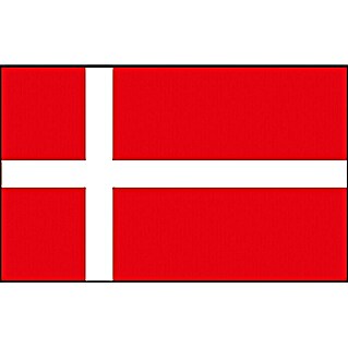 Vlag Denemarken (Denemarken, 30 x 20 cm, Spunpolyester)