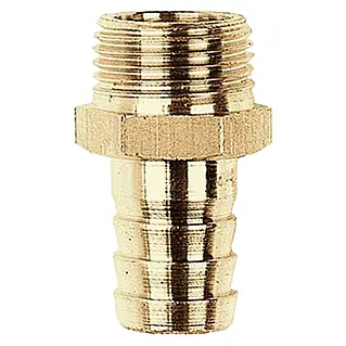 Messing Schlauchtülle 38mm X 1-1/4″ BSP AG – Mit Widerhaken Für Kraftstoff, Gas & Wasser