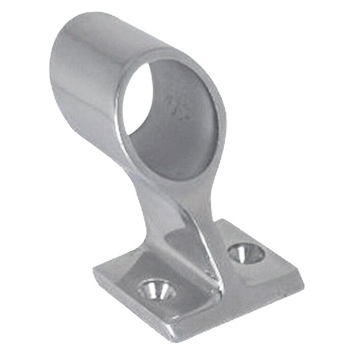 Marinetech Soporte para pasamanos (22 mm, Altura: 50 mm, 60 °, Acero inoxidable, A4)