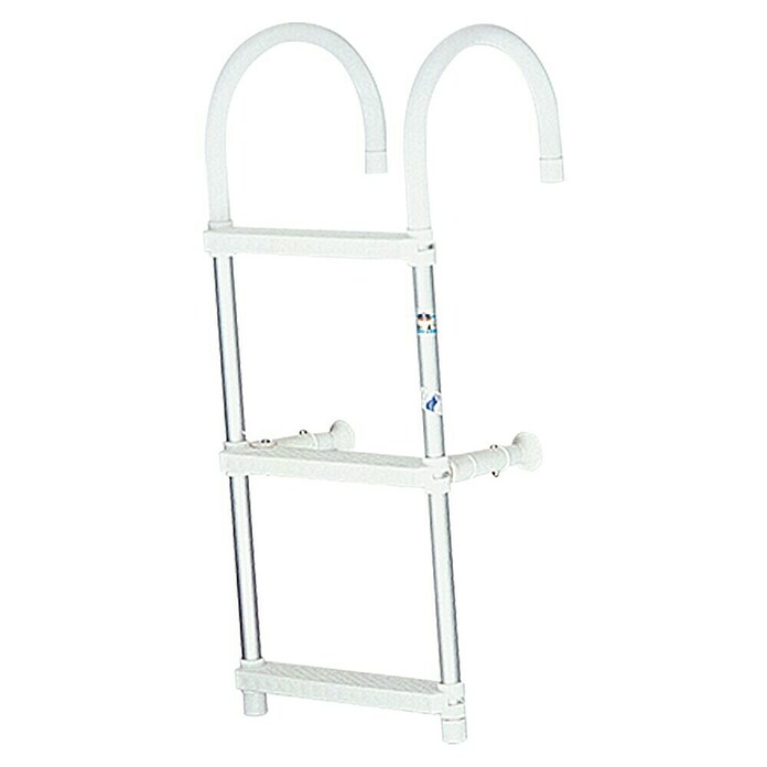 Talamex Badeleiter (90 cm, 3 Stufen, Aluminium)