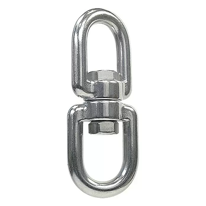 Wirbelschäkel - Durchmesser Bolzen: 6 mm, Bruchlast: 1.130 kg, Auge-Auge, Edelstahl, A4