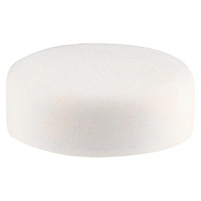 Yachtcare Polishing Pad Foam - Ø x H: 150 x 50 mm, Schaumstoff - Nahaufnahme eines weißen, runden Schwammpads. Ideal für Reinigungs- und Polierarbeiten, vielseitig einsetzbar und langlebig.