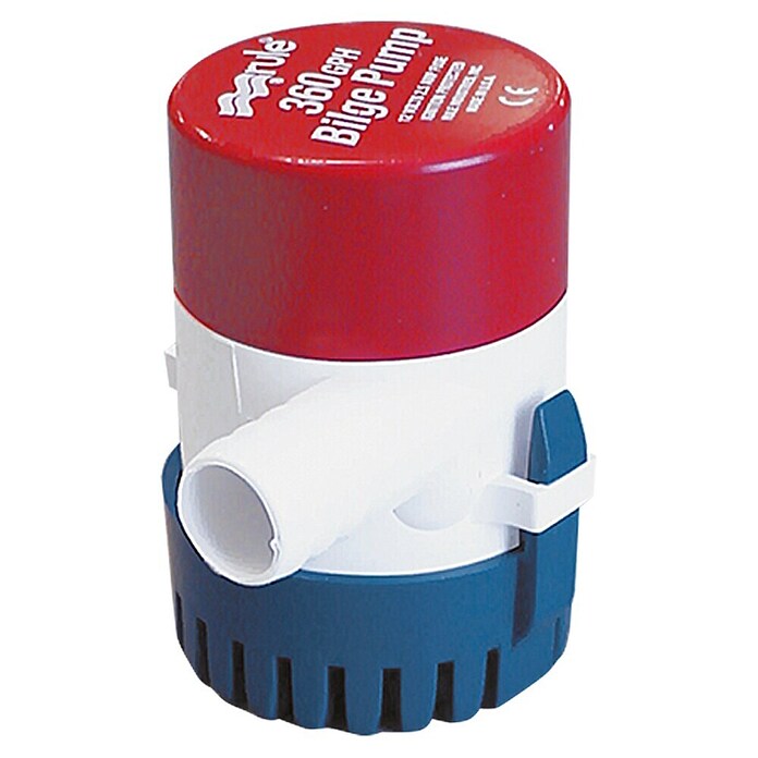 Rule Bomba de achique 360 24 (1.362 l/h, Altura de transporte: 2 m, 12 V, 2,1 A)