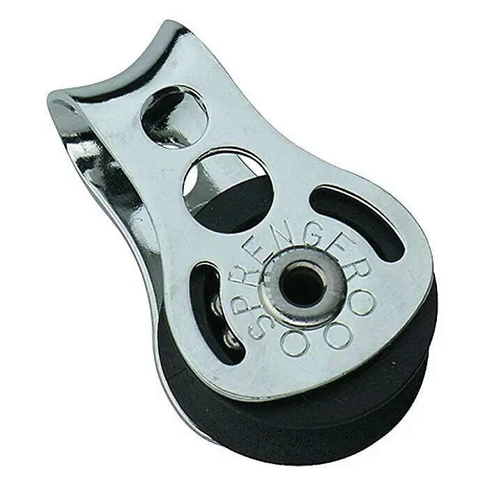 Sprenger Micro-XS-Block - 6 mm, Mit Bügel, Kugellager, 1 Rolle