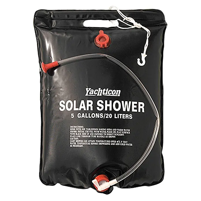 Yachticon Solardusche - L x B: 260 x 310 mm, Fassungsvermögen: 20 l - Vorderansicht