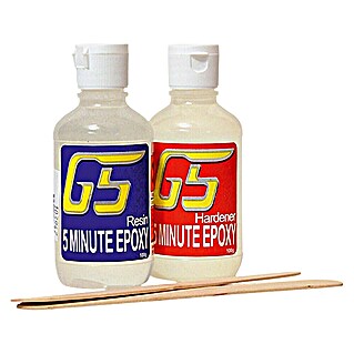 Vijf minuten epoxy G5 (200 g, Geschikt voor: GFK)