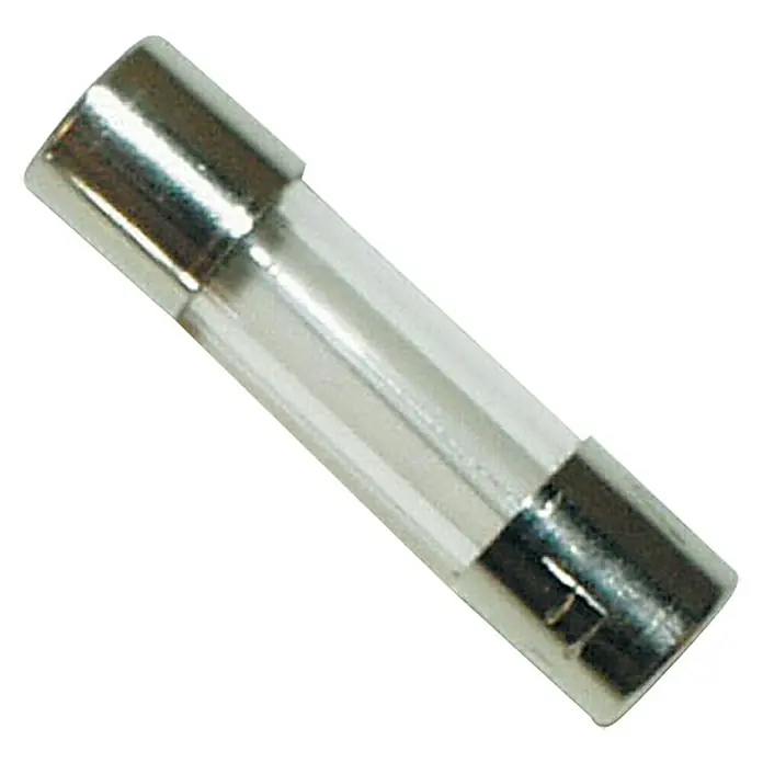 Talamex Glassicherung - 10 A, 4 Stk., Durchmesser: 5 mm, Länge: 20 mm - Elektrische Glassicherung mit Metallenden zum Schutz vor Überlastung in Stromkreisen.