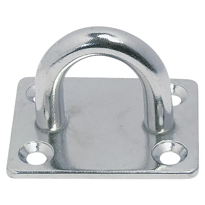 Marinetech Decksplatte - 35 x 30 mm, Edelstahl, A2 - Ansicht von oben